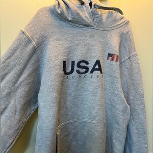 Grey USA Lacrosse Hoodie | Women’s S